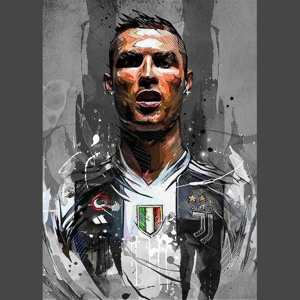 Cristiano Ronaldo / Juventus-5D DIY Diamond Painting Diamant Malerei-Diamantbild.ch