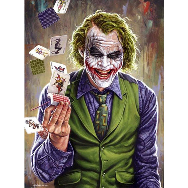 Joker Clown-5D DIY Diamond Painting Diamant Malerei-Diamantbild.ch