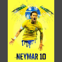 Neymar 10 / Brasilien-5D DIY Diamond Painting Diamant Malerei-Diamantbild.ch